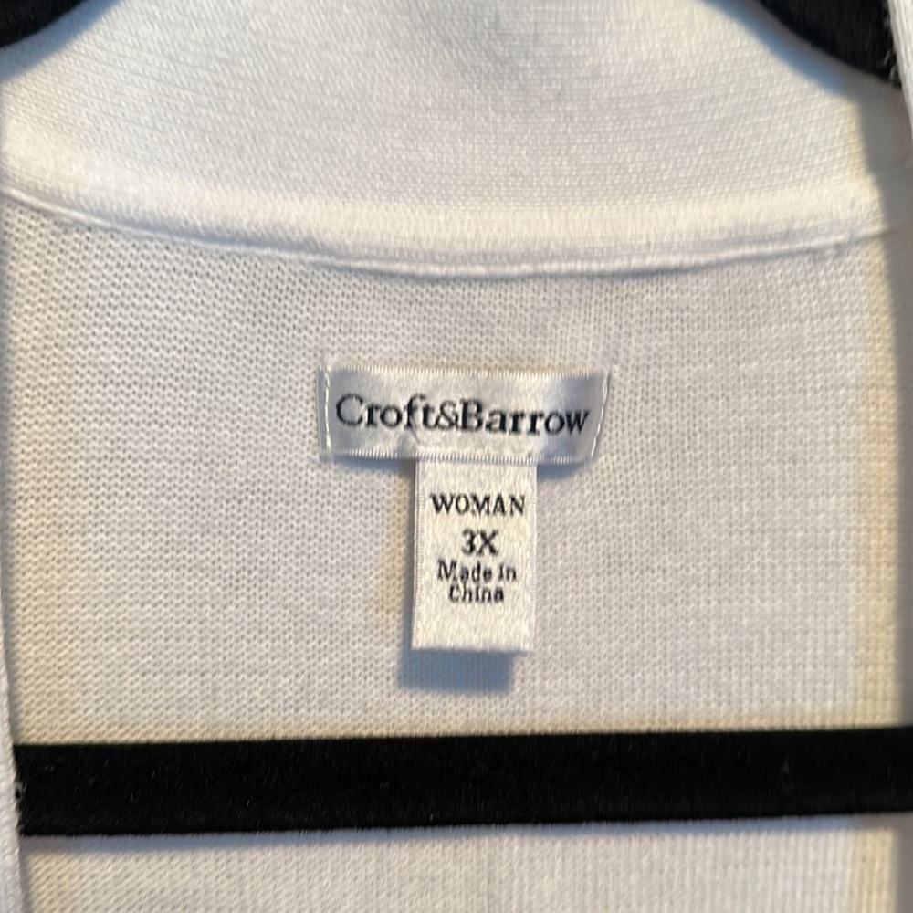 White Croft & Barrow sweater jacket - Picture 5 of 8